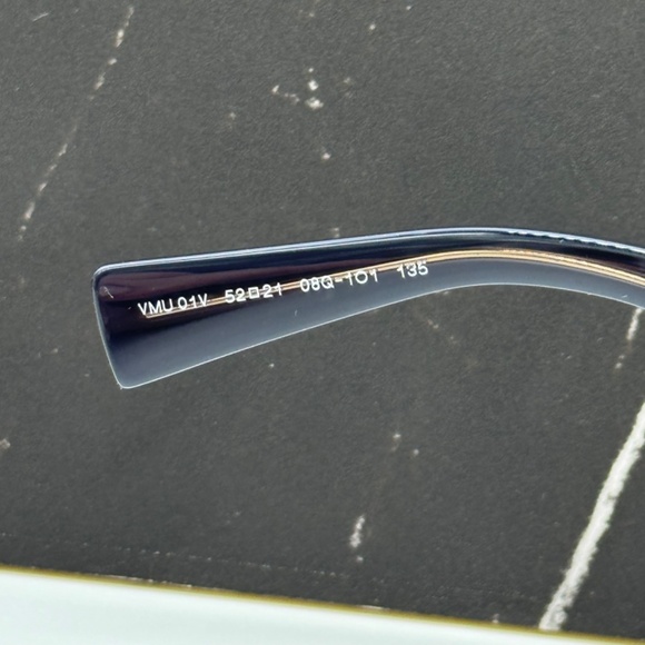 NEW VMU 01V 08Q1O1 MIU MIU BLUE CLEAR MU01VV 08Q1O1 CAT EYE WOMEN EYEGLASSES main image 9